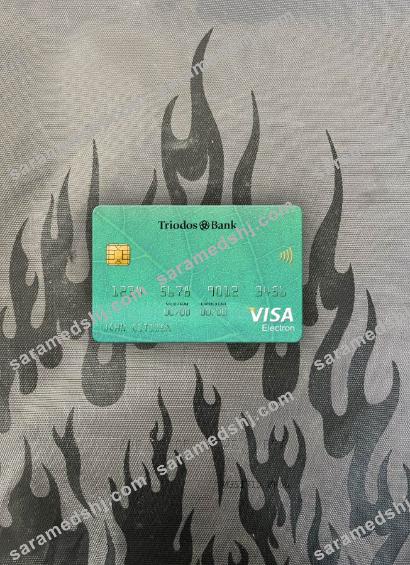 Netherlands Triodos Bank visa electron card photolook front